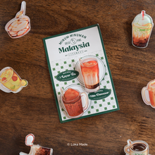 Load image into Gallery viewer, Minum-minuman '3 Layer Tea & Milo Dinosaur' - Deco Acrylic Pin
