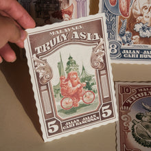 Load image into Gallery viewer, Malaysia Truly Asia: Jalan-jalan Cari Bangunan - Shaped Postcard
