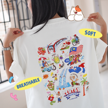Load image into Gallery viewer, Rentak Malaysia: Loka Travel Malaysia (White Tee)