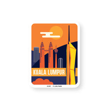 Load image into Gallery viewer, ASS08 Luggage Sticker Kuala Lumpur
