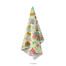Load image into Gallery viewer, Doodle Land: Jom Cari Makan At Melaka - Tea Towel