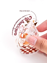 Load image into Gallery viewer, Coffeelogy 'Caffeine Caffeout' - Standee Clip Stamp