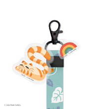 Load image into Gallery viewer, Comeow Strap 'Neko Fish' - Short Lanyard