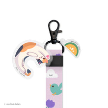 Load image into Gallery viewer, Comeow Strap 'Happy Bird' - Short Lanyard