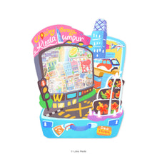 Load image into Gallery viewer, Doodle Land: Crossing Through Kuala Lumpur - Deco Sticker