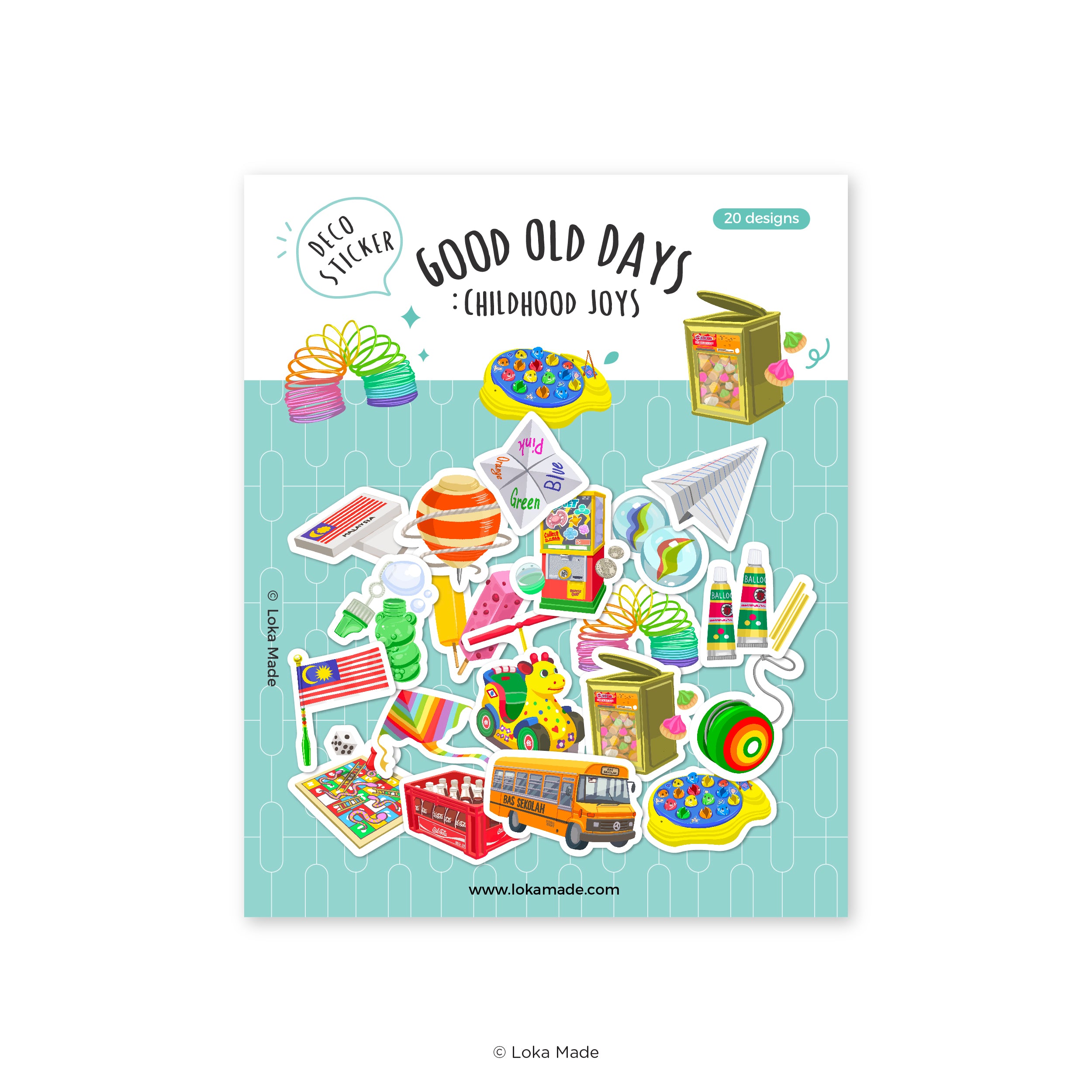 Image 491: Good Old Days: Childhood Joys - Deco Sticker