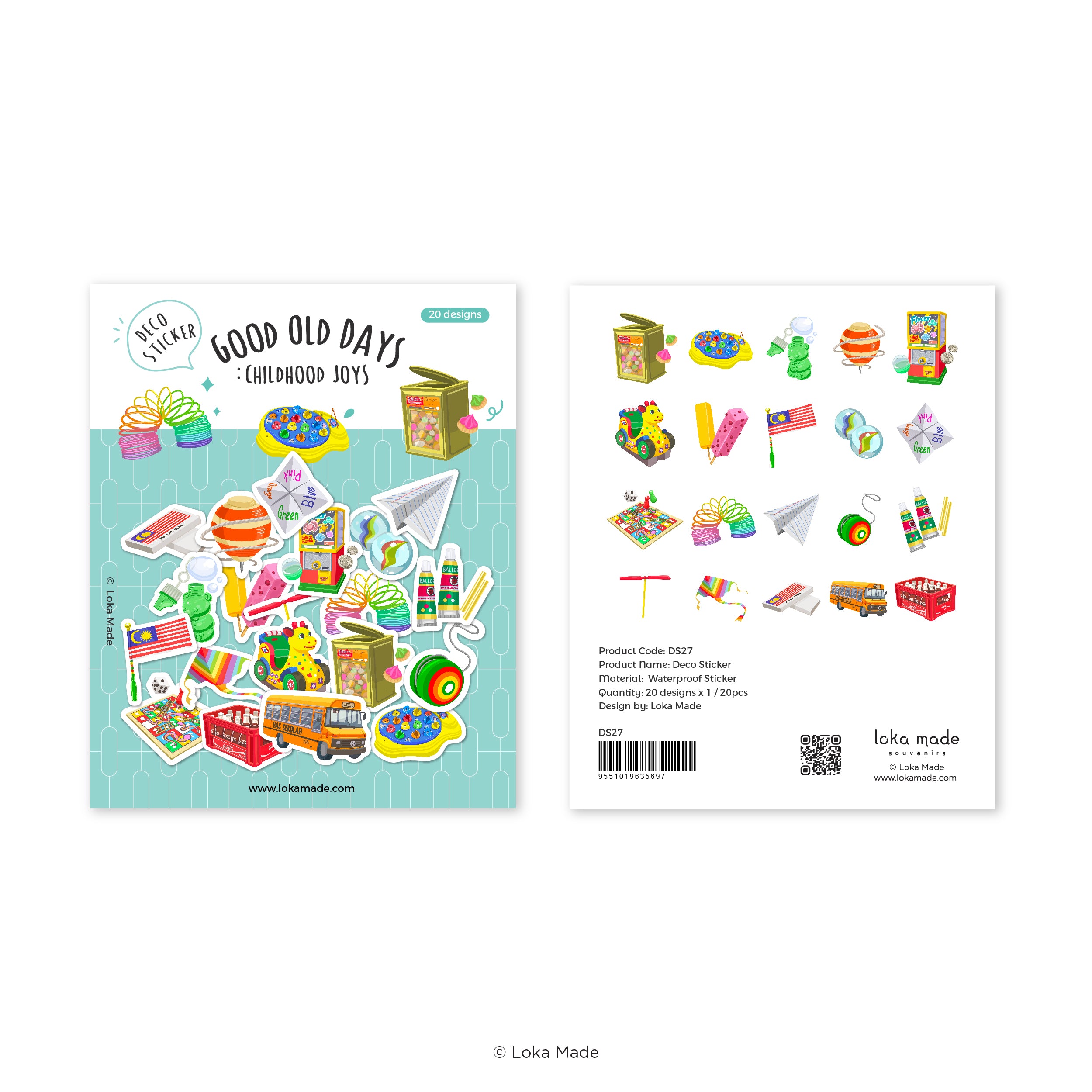 Image 492: Good Old Days: Childhood Joys - Deco Sticker