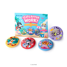Load image into Gallery viewer, Cats After Work - Embroidery Pin Blind Bag