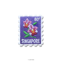 Load image into Gallery viewer, Stickin' with U: Singapore Stamp - Embroidery Sticker