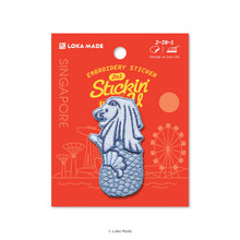 Load image into Gallery viewer, Stickin' with U: Merlion - Embroidery Sticker