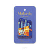 Night View in Kuala Lumpur - Enamel Magnet