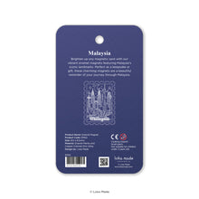 Load image into Gallery viewer, Mesmerizing Nights in Malaysia - Enamel Magnet