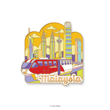 Load image into Gallery viewer, Golden Hour KL - Enamel Magnet