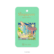 Load image into Gallery viewer, Singapore’s Golden Glimpses - Enamel Magnet