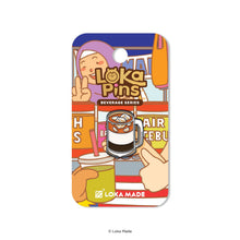 Load image into Gallery viewer, Loka Pin '3 Layer Tea' - Enamel Pin