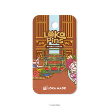 Load image into Gallery viewer, Loka Pin 'Bakul Siah' - Enamel Pin