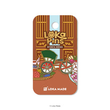 Load image into Gallery viewer, Loka Pin 'Trishaw' - Enamel Pin