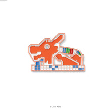 Load image into Gallery viewer, Loka Pin 'Dragon Playground' - Enamel Pin