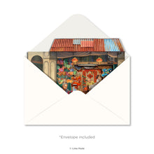 Load image into Gallery viewer, Peeking through Layering of Malaysia 'The Craft Keeper' - 3 Layer Greeting Card