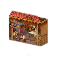 Load image into Gallery viewer, Peeking through Layering of Malaysia 'Peeking Through The Heirloom Hands' - 3 Layer Greeting Card