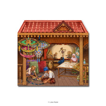 Load image into Gallery viewer, Peeking through Layering of Malaysia 'Peeking Through The Heirloom Hands' - 3 Layer Greeting Card