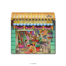 Load image into Gallery viewer, Peeking through Layering of Malaysia 'Colours of India's Heritage' - 3 Layer Greeting Card
