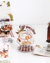 Load image into Gallery viewer, Coffeelogy 'Cat-puccino' - Standee Clip Stamp