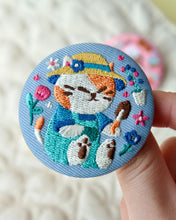Load image into Gallery viewer, Cats At Work - Embroidery Pin Blind Bag