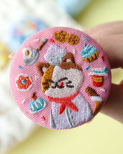 Load image into Gallery viewer, Cats At Work - Embroidery Pin Blind Bag
