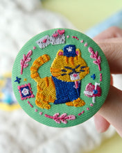 Load image into Gallery viewer, Cats At Work - Embroidery Pin Blind Bag