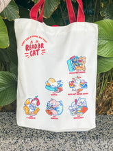 Load image into Gallery viewer, Reader Cat - Tote Bag