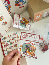 Load image into Gallery viewer, Luggage Sticker Reader Cat