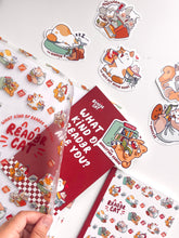 Load image into Gallery viewer, Luggage Sticker Reader Cat
