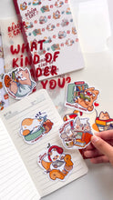 Load image into Gallery viewer, Luggage Sticker Reader Cat