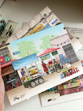Load image into Gallery viewer, Pop Up Postcard: Street Delights