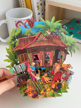 Load image into Gallery viewer, 360° 3D Greeting Card:  Kampung Rustic Charm