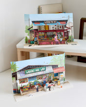Load image into Gallery viewer, Pop Up Postcard: Small Town Warung