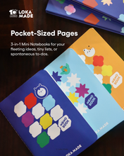 Load image into Gallery viewer, Loka Made 10th Anniversary - 3-in-1 Mini Notebook