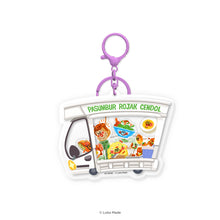 Load image into Gallery viewer, Yum-Yum Shaker ‘Rojak Truck’ - Shaker Keychain