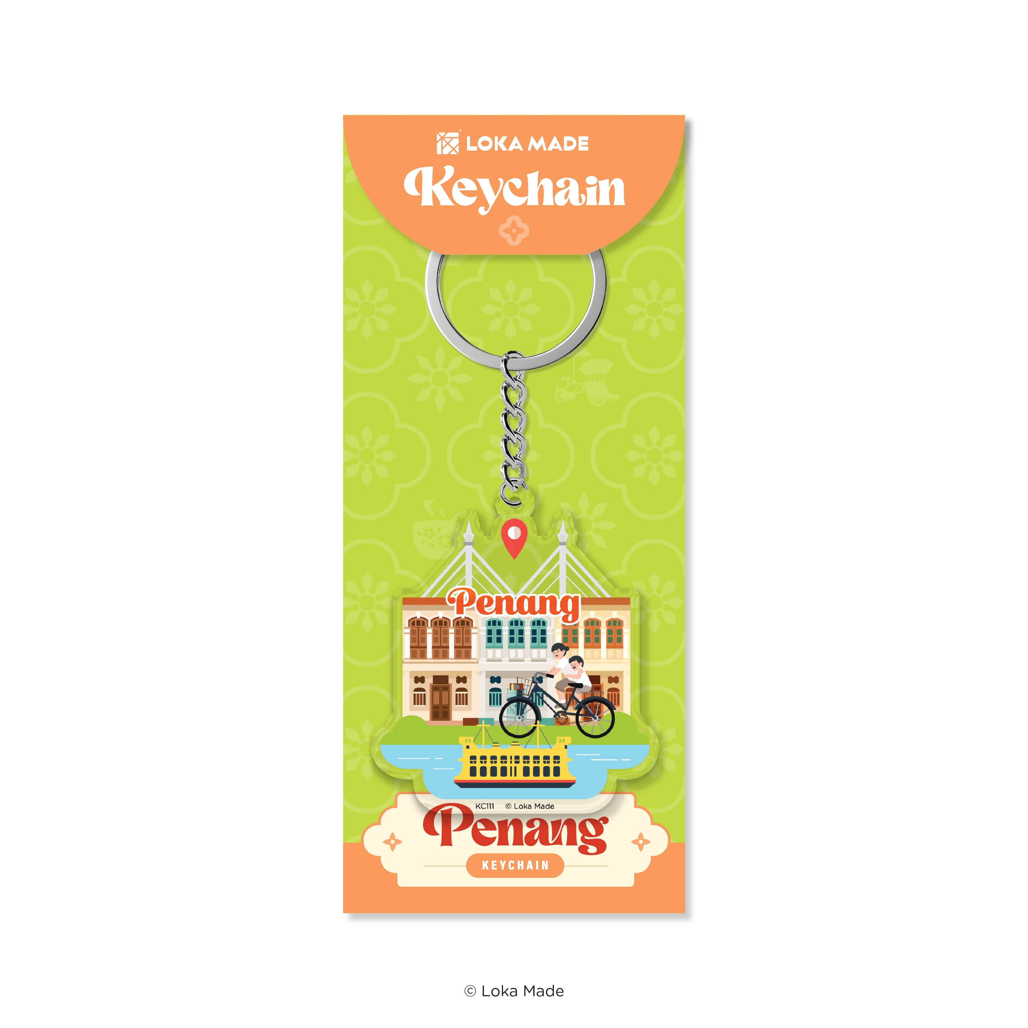 Loka Made Keychain - Penang Heritage Corners