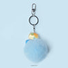 Sweet Tooth Pom Pom Keychain: Pine Tart (Blue)