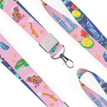 Load image into Gallery viewer, Doodle Land: City Walk in Kuala Lumpur - Lanyard & ID Card Holder