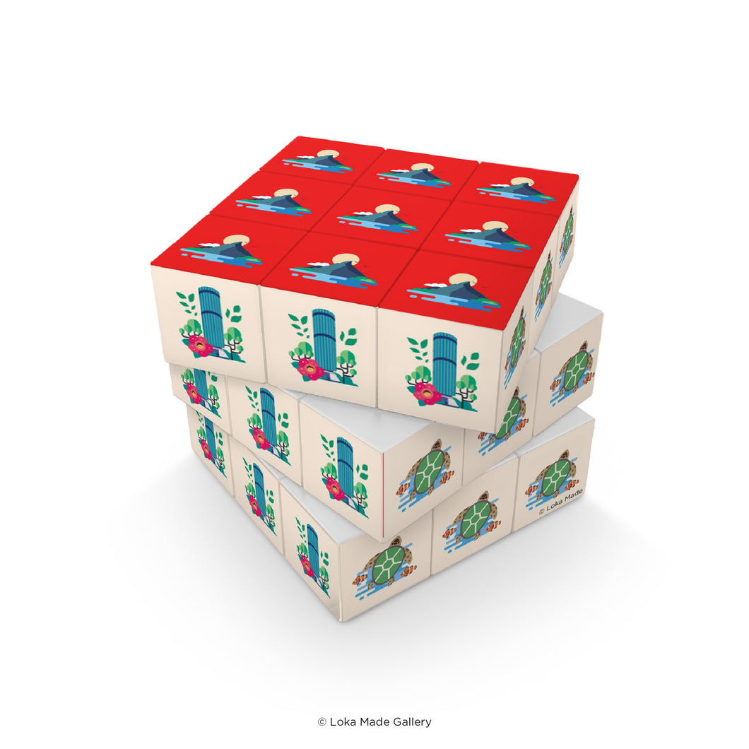 3x3 Magic Cube The Borneon Sabah (MCU06)