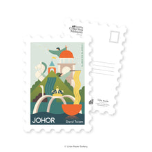 Load image into Gallery viewer, Collecting Malaysia: Johor - Shaped Postcard