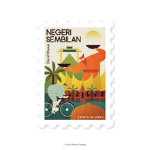 Load image into Gallery viewer, Collecting Malaysia: Negeri Sembilan - Shaped Postcard