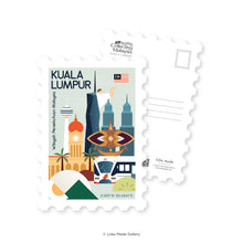 Load image into Gallery viewer, Collecting Malaysia: Kuala Lumpur - Shaped Postcard