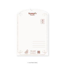 Load image into Gallery viewer, Nyonya’s Memoir: It’s Teatime - Shaped Postcard