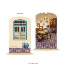 Load image into Gallery viewer, Nyonya’s Memoir: Embroidering Beauty - Shaped Postcard