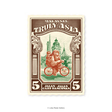 Load image into Gallery viewer, Malaysia Truly Asia: Jalan-jalan Cari Bangunan - Shaped Postcard