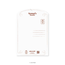 Load image into Gallery viewer, Nyonya’s Memoir 2.0 : Courtyard Waltz - Shaped Postcard